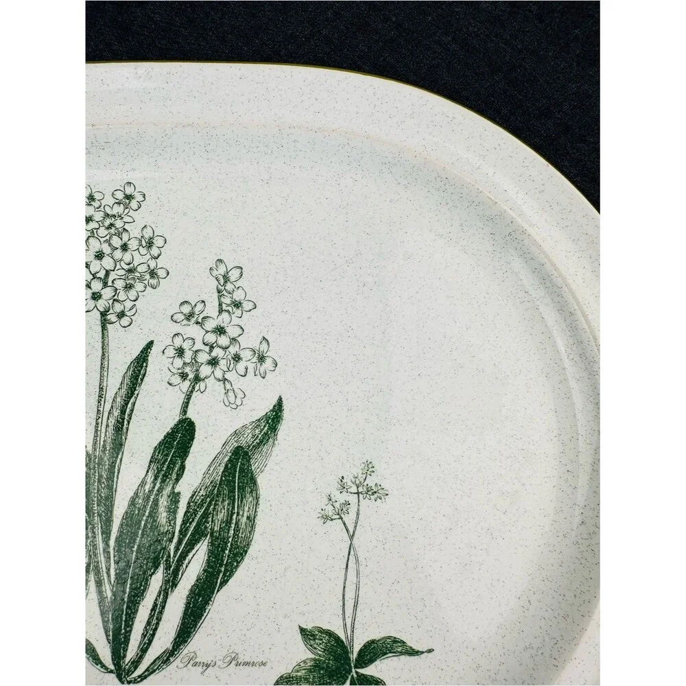 Vintage 1980’s Noritake  Mountain Flowers Oval Serving Platter Stoneware Japan